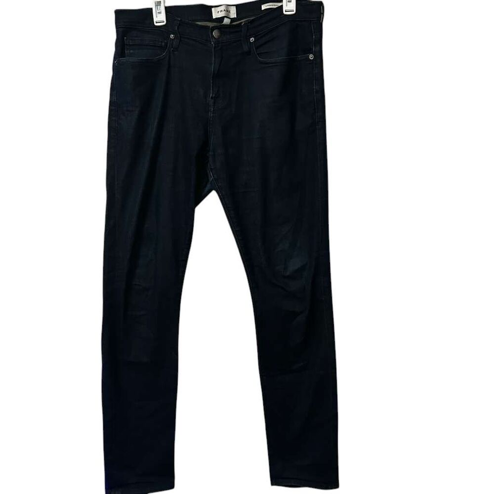 Frame L'Homme Skinny Jeans Mens Size 34 Dark Wash Denim